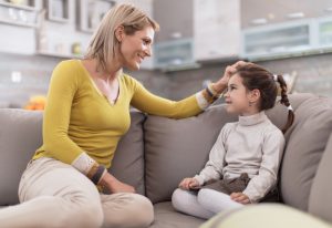 mum talk to daughter